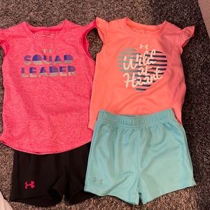 Under Armour girls 24 Month outfits